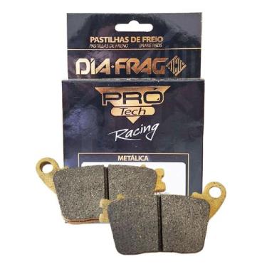 Imagem de Pastilha de Freio Traseira Cb 600f Hornet Sem Abs 2008-2018 Diafrag Pr