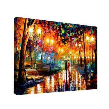 Imagem de Quadro Decorativo Pintura Leonid Afremov Praça