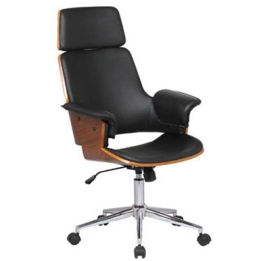 Imagem de Cadeira de Escritório Coimbra - PU Preto - rivatti