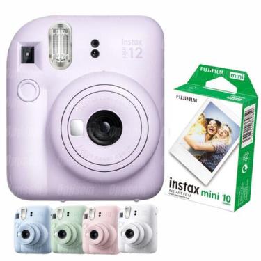 Imagem de Câmera Fujifilm Instax Mini 12 Lilás Revela Foto + 10 Fotos, Lilas