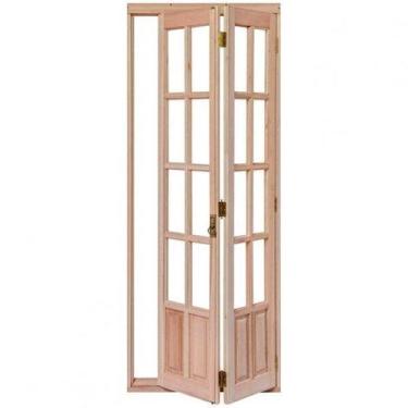 Imagem de Porta de Madeira Camarão 213x94cm com Marco e Batente 14cm Ewk P24 Ron