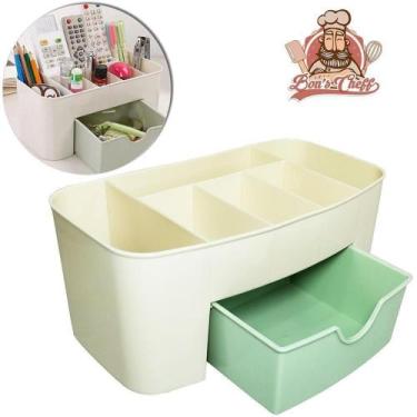 Imagem de Organizador Multiuso 6 Cavidade + Gaveta 21,5X11,5X9,5 - Fu Xing