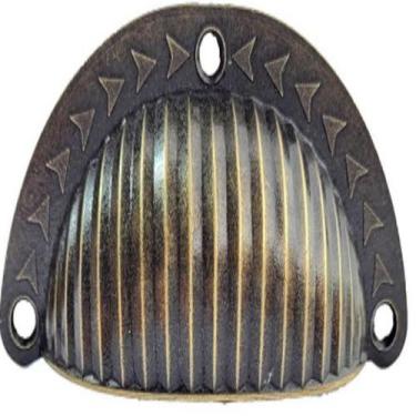 Imagem de Puxador colonial concha torino ouro velho - P&J