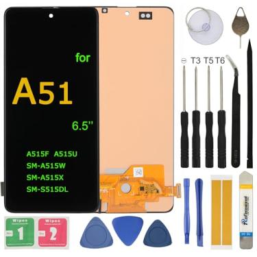 Imagem de Substituição de tela LCD para Samsung Galaxy A51 SM-A515F A515F/DSN A515F/N A515U A515U1 A515W 16.5 cm Montagem LCD Display Touch Screen Digitalizador com Kit de Ferramentas de Reparo