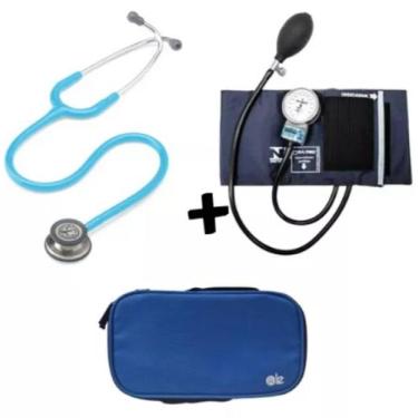 Imagem de Kit Estetoscópio Littmann + Esfigmo + Case - Cores Variadas -  Littman