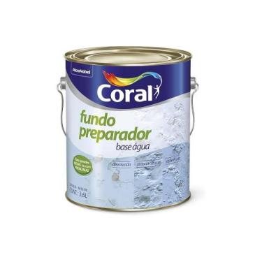 Imagem de Fundo Preparador Para Paredes Base Água Branco Coral, 3,6 l