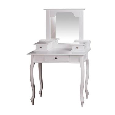 Imagem de Penteadeira Antique Luiz Xv - 1046 Cor Laca - Branca