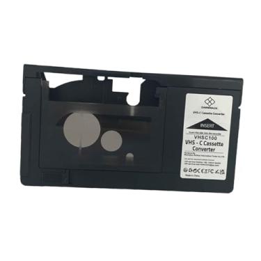Imagem de AsrMyjcx Adaptador de Fita Cassete VHS para VHSC, Conversor de Fita Compatível com S-VHS-C/S-VHS, Acessório Profissional, Conversor de Fita Cassete