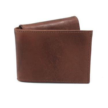 Imagem de Carteira Masculina Bredeni Em Couro Com Porta Cartão - Fóssil - Tamanh