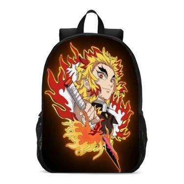 Imagem de Mochila Escolar Infanto Juvenil Anime Demon Slaye rRengoku Novidade Ge