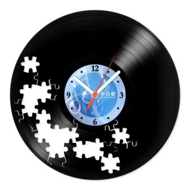 Imagem de Relógio De Parede Disco Vinil Diversos - Quebra Cabeça - VDI-013 - Mod
