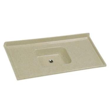 Imagem de Pia Cozinha 120x055cm Rorato Fibra Travertino