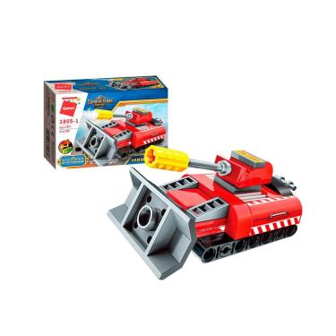 Imagem de Bloco de Montar Set Combat Zones Super Bombeiro 1805 Qman