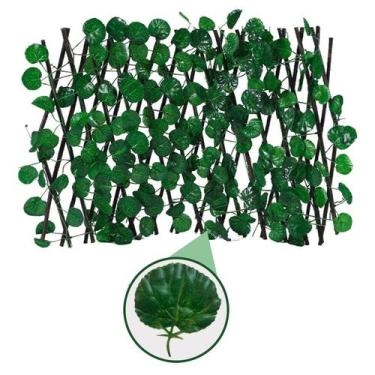 Imagem de Treliças Com Folhagem Artificial Muro Inglês P/ Decoração - ALC