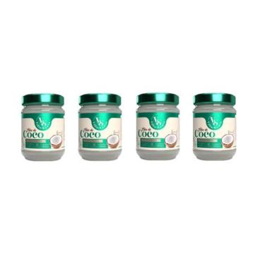 Imagem de Kit c/ 4x Óleo de Coco Extravirgem 200ml - Villa Santa