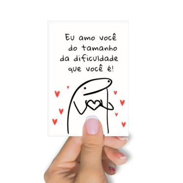 Imagem de 50 Cartões Agradecimento  Eu Amo Você  Dia dos Namorados  Flork  Tam 7