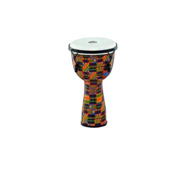 Imagem de Meinl Percussion FMDJ2-M-F mecânico sintonizado de fibra de vidro Djembe cabeça sintética de 25 cm - colcha queniana