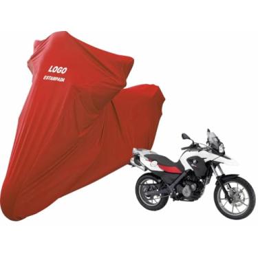 Imagem de Capa De Tecido Para Moto BMW G 650 GS Alta Durabilidade (Vermelho)
