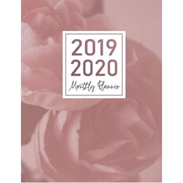 Imagem de 2019 2020 monthly planner: two year planner big size 8.5" x 11" : Monthly Planner (January 2019 – December 2020), Calendars, motivation/inspired/Goal Agenda Planners, to do list, Contacts
