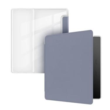 Imagem de GUKSRASO Capa para Kindle Oasis 7" 9ª/10ª GeraçãO 2017/201 Capa Macia Transparente com Recurso Sleep/Wake AutomáTico
