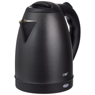 Imagem de Chaleira Elétrica 1,7L em Aço Inoxidável com Fervura Rápida, Desligamento Automático e Base Giratória, 1100W, COOK WITH COLOR, Preta
