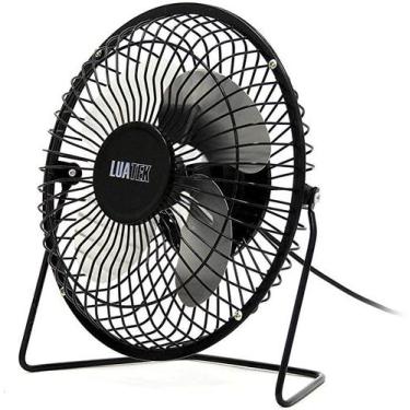 Imagem de  Mini Ventilador De Mesa Usb Ls906 Silencioso Portátil 4 Pás - LUATEK
