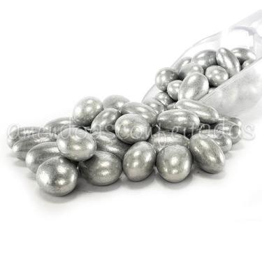 Imagem de Amêndoas Confeitadas Prata 250g - Amêndoas Conf. Candy Shop