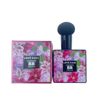 Imagem de Love Rain Cushion BB Cream, Base Facial com Aplicador, Design Floral (Cor natural, 02)
