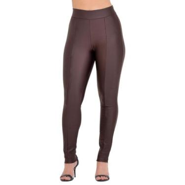 Imagem de Calça Legging Feminina Skinny Montaria Cós Alto Lipo Modeladora - Lubl