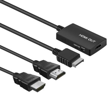 Imagem de Conversor HDMI TNP PS2 - Cabo adaptador AV HDMI para console PlayStation 2/3 HD Upscaler
