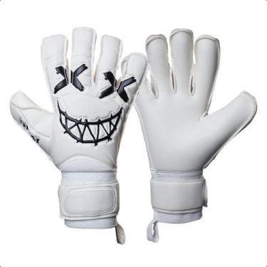 Imagem de Luva De Goleiro Difai Crazy Profissional Todas As Cores, Branco, 10