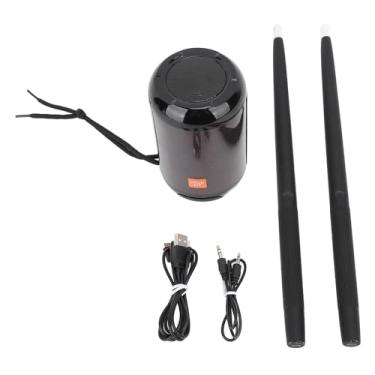 Imagem de Conjunto de Tambor de Ar Virtual, Tambor Virtual Portátil Drum Eletrônico Somatossensory Drum Com um Instrumento de Percussão Musical de Alto -falante para Crianças Com Mais de 8