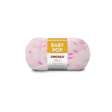 Imagem de novelo de lã circulo BABY POP - 100g - 330m (8032-Jamim)