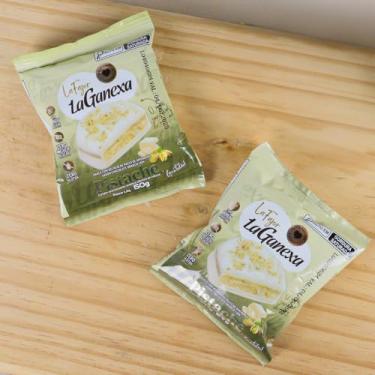 Imagem de La Ganexa Alfajor de Pistache Zero Açúcar Chocolate Branco 50g