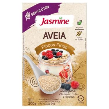Imagem de Jasmine Aveia Flocos Finos Sem Glúten 200g