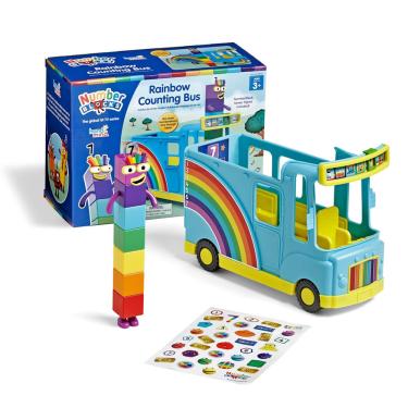 Imagem de Play Figure Playsets hand2mind Numberblocks Rainbow Bus