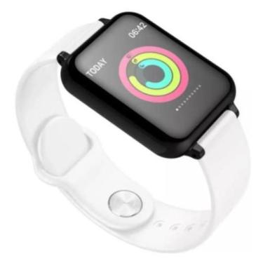 Imagem de Relógio Smart Watch B57 Branco - Monitor Cardíaco e Conectividade