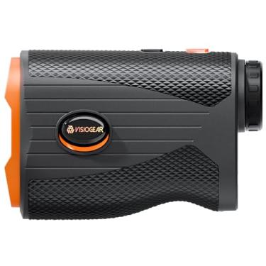 Imagem de VISIOGEAR Telêmetro De Golfe Com Inclinação, Medidor Distância A Laser 1200 Jardas Para Golfistas, Ampliação 7X, Acessório Recarregável Homens, Trava Mastro Bandeira Vibração, Preto