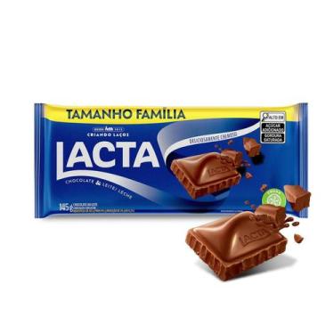 Imagem de Kit c/ 2 Chocolate Ao Leite Lacta 145g