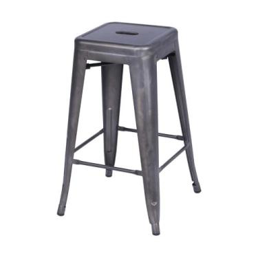 Imagem de Banqueta Média Tolix Iron Titan em Aço Bronze - Or Design