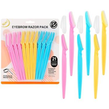 Imagem de Conjunto de barbeador de sobrancelhas D 21 PCS para mulheres e homens