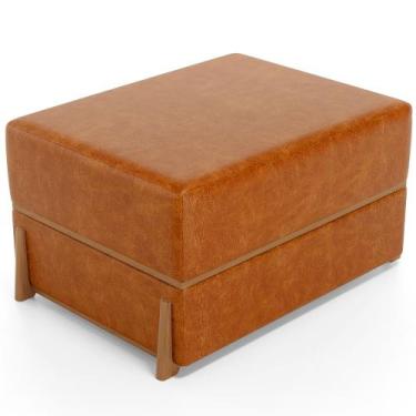 Imagem de Puff Decorativo Retangular Para Sala de Estar Domus L02 material sinté