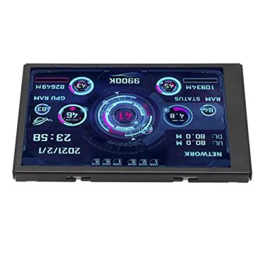 Imagem de 3.5in IPS IPS USB Mini Screen PC Data Monitor CPU GPU RAM Display HDD de Temperatura Com Edição de Tema Visual para Monitoramento de Equipamentos Eletrônicos