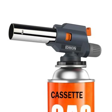 Imagem de Tocha de butano, tocha de cozinha compacta JDHON com chama ajustável, maçarico profissional de cozinha e grelhar para cozinhar, assar, solda, churrasco, creme brulee - isqueiro de carvão e fogueira