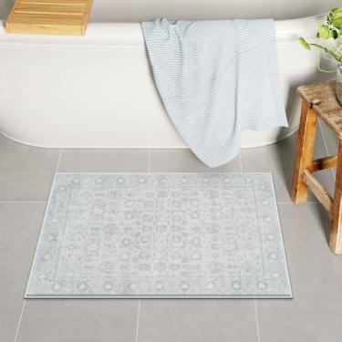 Imagem de Uphome Tapetes elegantes de banheiro brocado