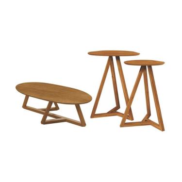Imagem de Jogo De Mezanino Lateral Com Mesa De Centro Juventus Nature