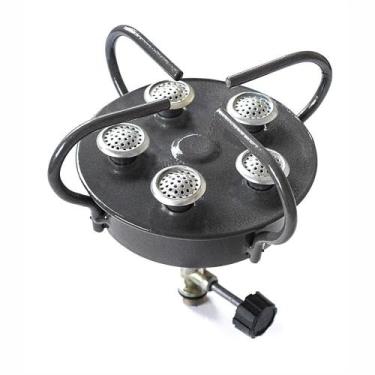 Imagem de Fogareiro Alta Pressão 5 Caulins Rosca Fina Roa - ROA- Camping