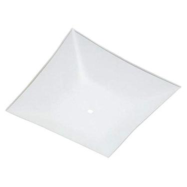 Imagem de Westinghouse Difusor de vidro quadrado Lighting 81720 Corp 30 cm, branco