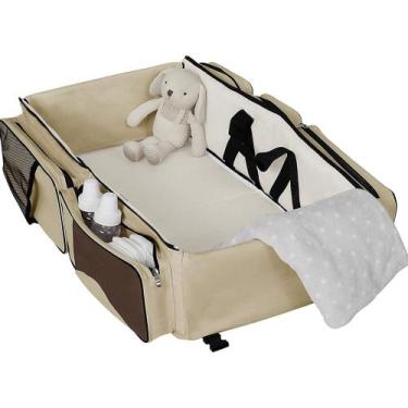 Imagem de Bolsa 2 Em 1 - Berço/cama E Trocador Portátil Bebê - Maternidade