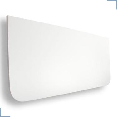 Imagem de Mesa Retrátil 66x35 Branca Dobrável de Parede Para Cozinha ou Escritór